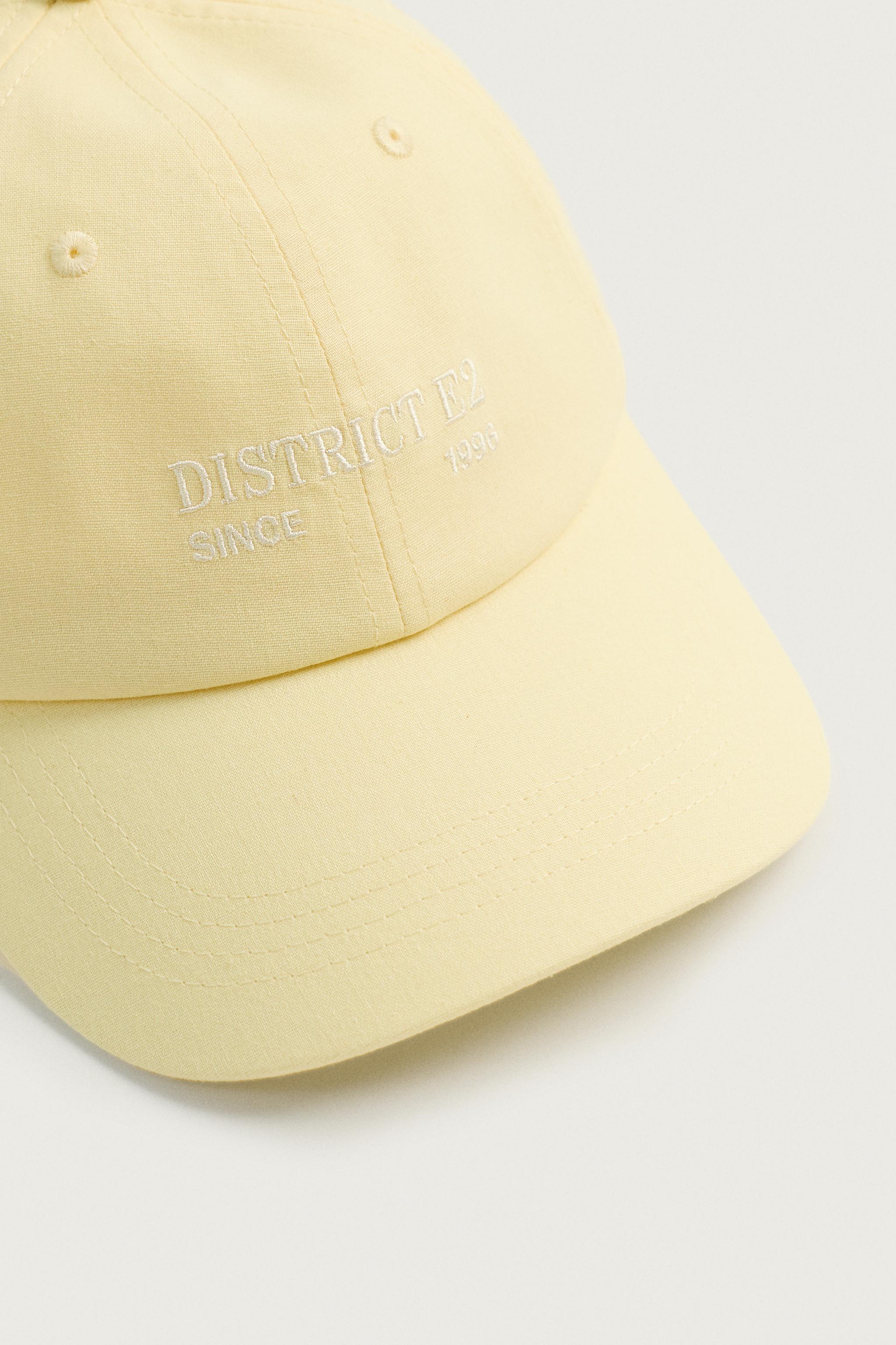 EMBROIDERED TEXT CAP